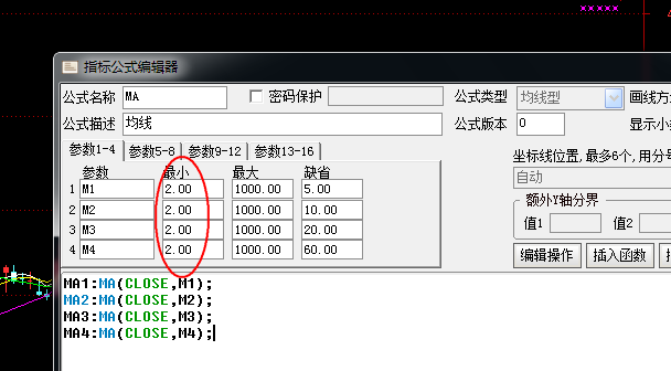 修改當前指標公式